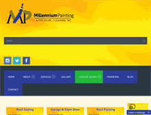 Tablet Screenshot of millenniumpaintingfl.com